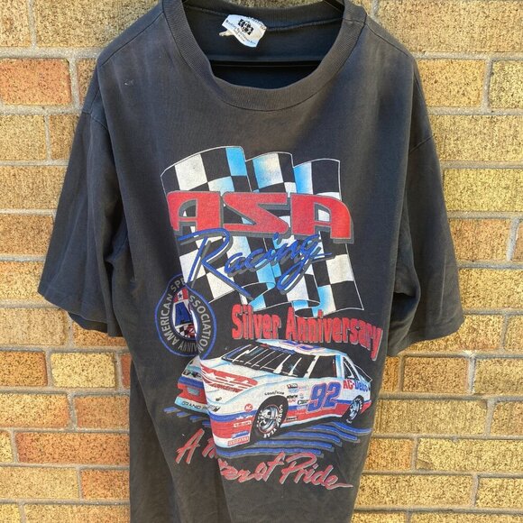 Vintage ASA Racing Silver Anniversary T Shirt Berkley Sportswear XL - Picture 4 of 8